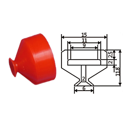 Pneumatic suction cup YX1-6