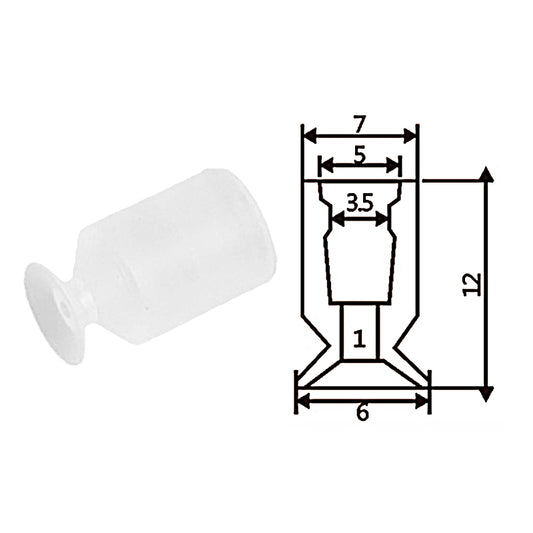 Pneumatic suction cup ZP-6