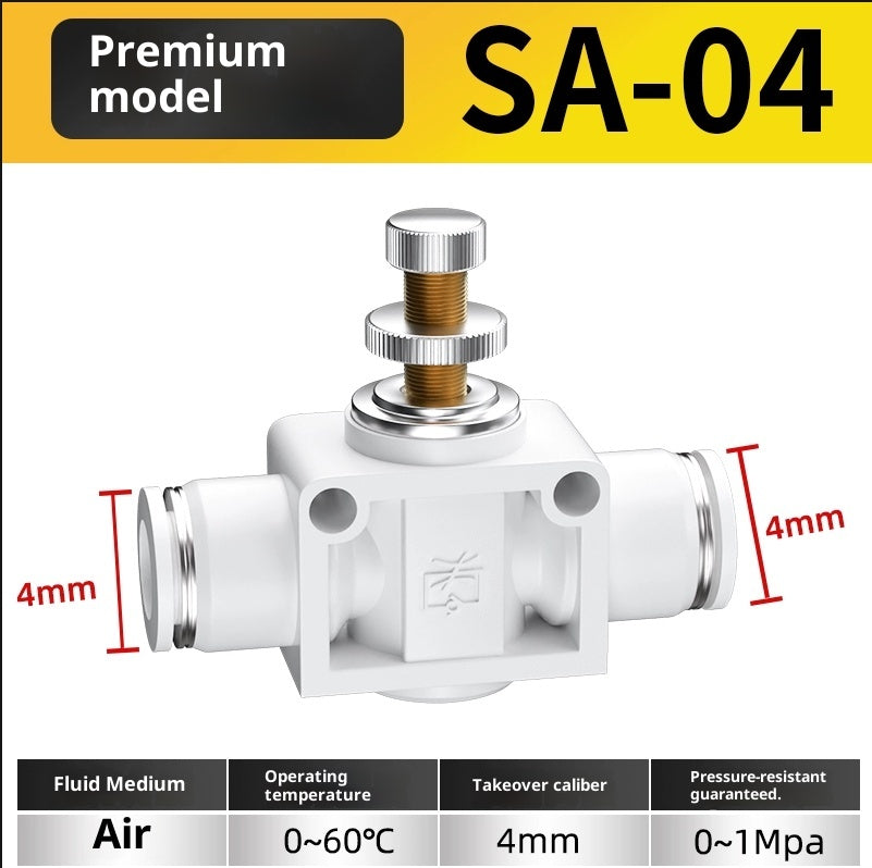White SA4★ with 4mm inserted on both sides