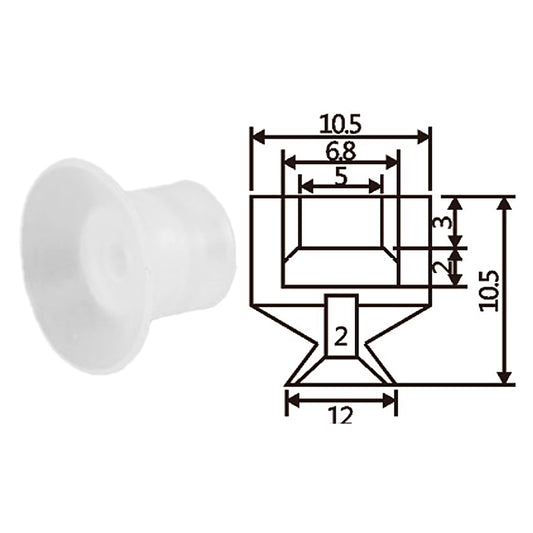 Pneumatic suction cup TS1-S12