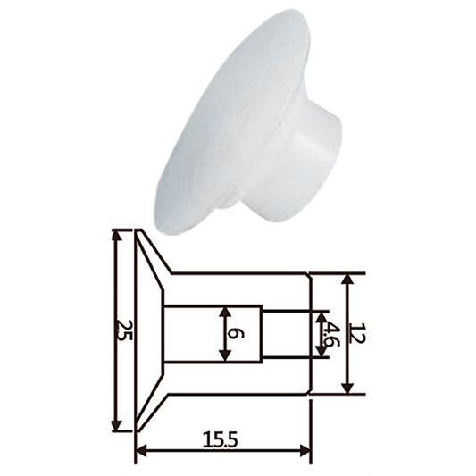 Pneumatic suction cup HM1-25