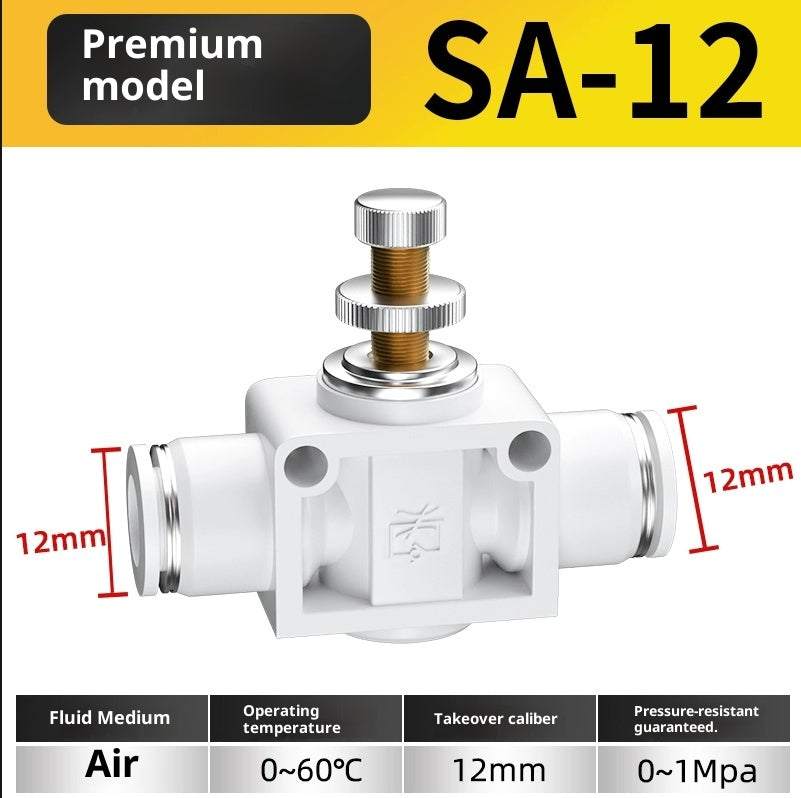 White SA12★ with 12mm inserted on both sides