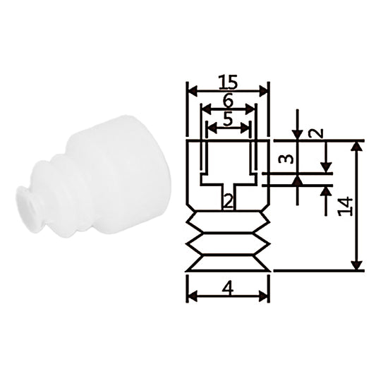 Pneumatic suction cup TS3-S4