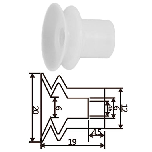Pneumatic suction cup HM2-20
