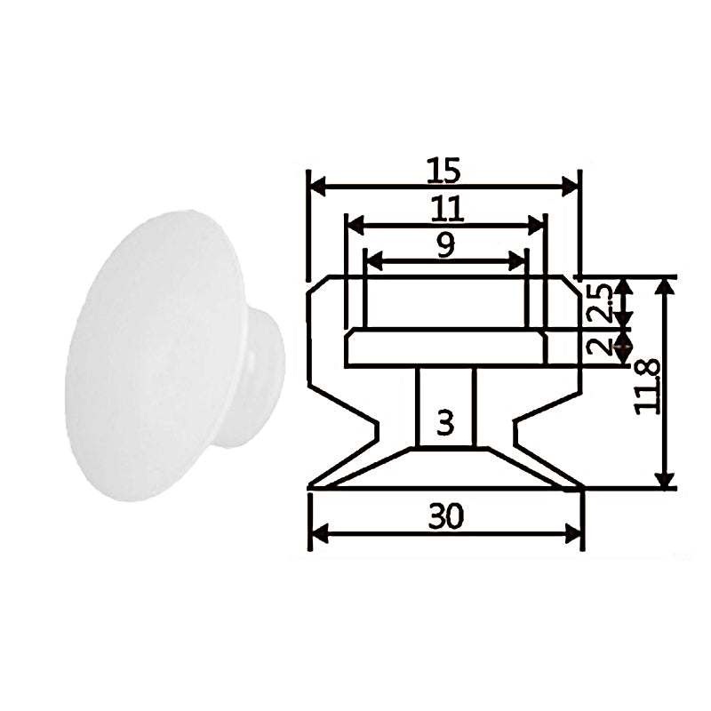 Pneumatic suction cup YX1-30