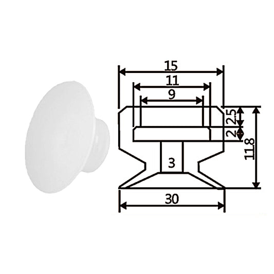 Pneumatic suction cup YX1-30