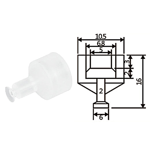 Pneumatic suction cup TSL-6