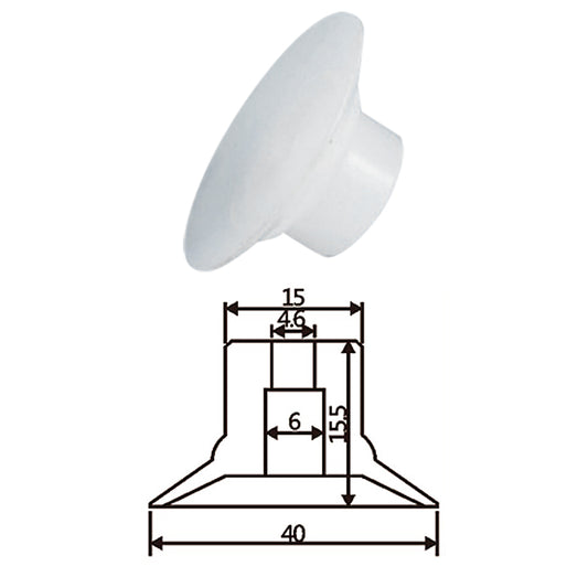 Pneumatic suction cup HM1-40