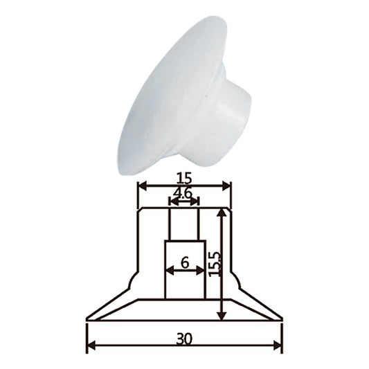 Pneumatic suction cup HM1-30