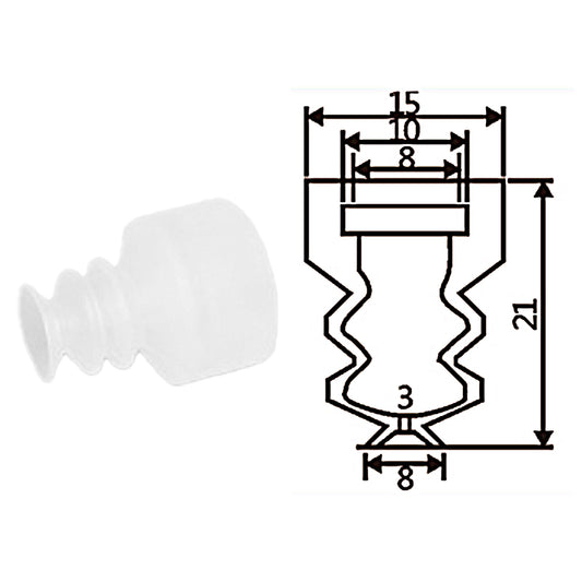 Pneumatic suction cup TS3-8