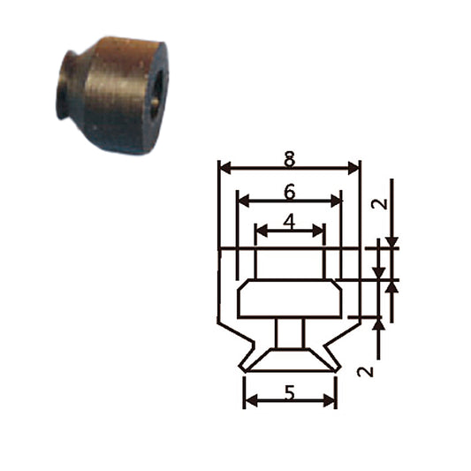 Pneumatic suction cup PF-5白和黑