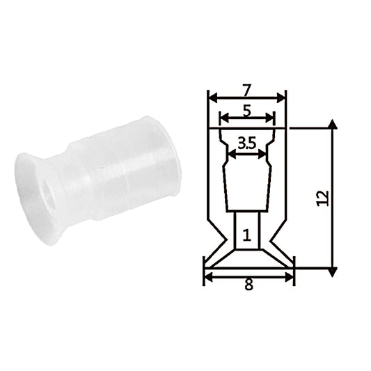 Pneumatic suction cup ZP-8