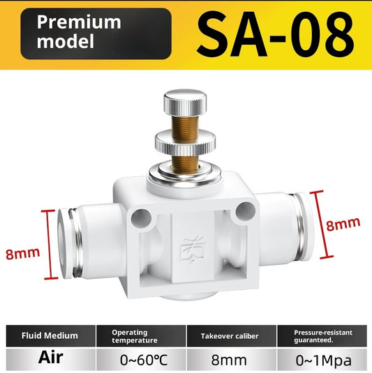 White SA8★ with 8mm inserted on both sides