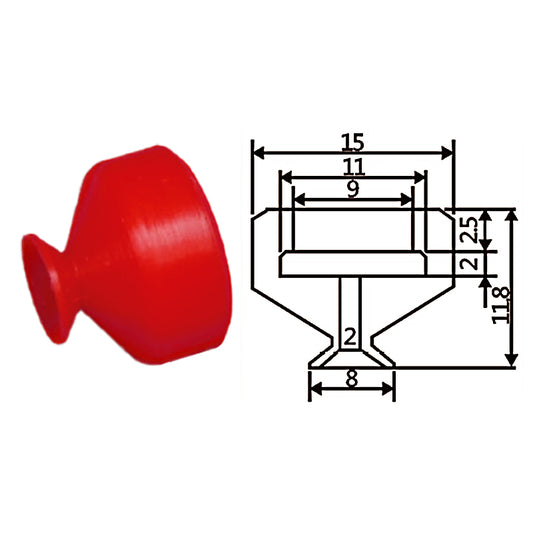 Pneumatic suction cup YX1-8